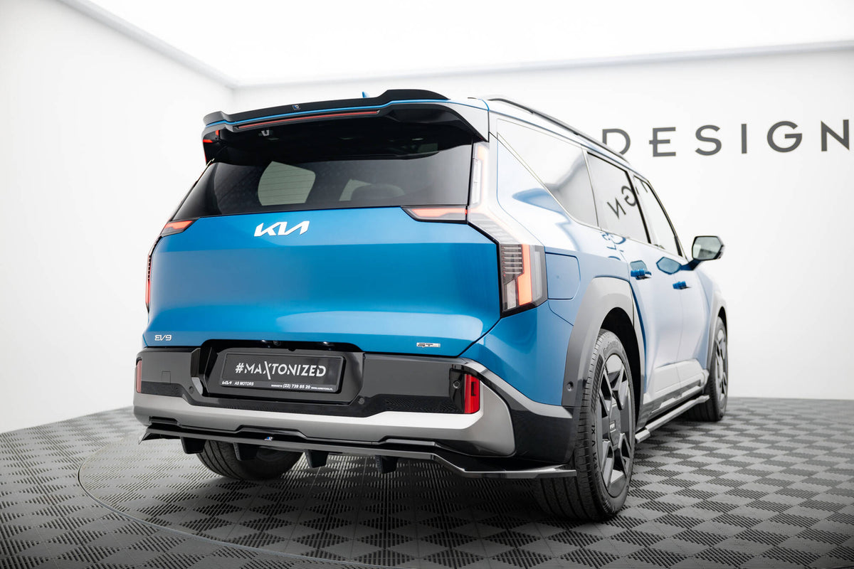 Nærbilde av spoiler cap i ABS-plast for Kia EV9 GT-Line MK1
