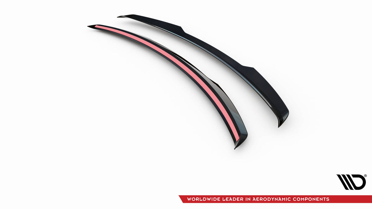 Detalj av 3M-tape på spoiler cap til Range Rover Sport SVR Mk2 Facelift