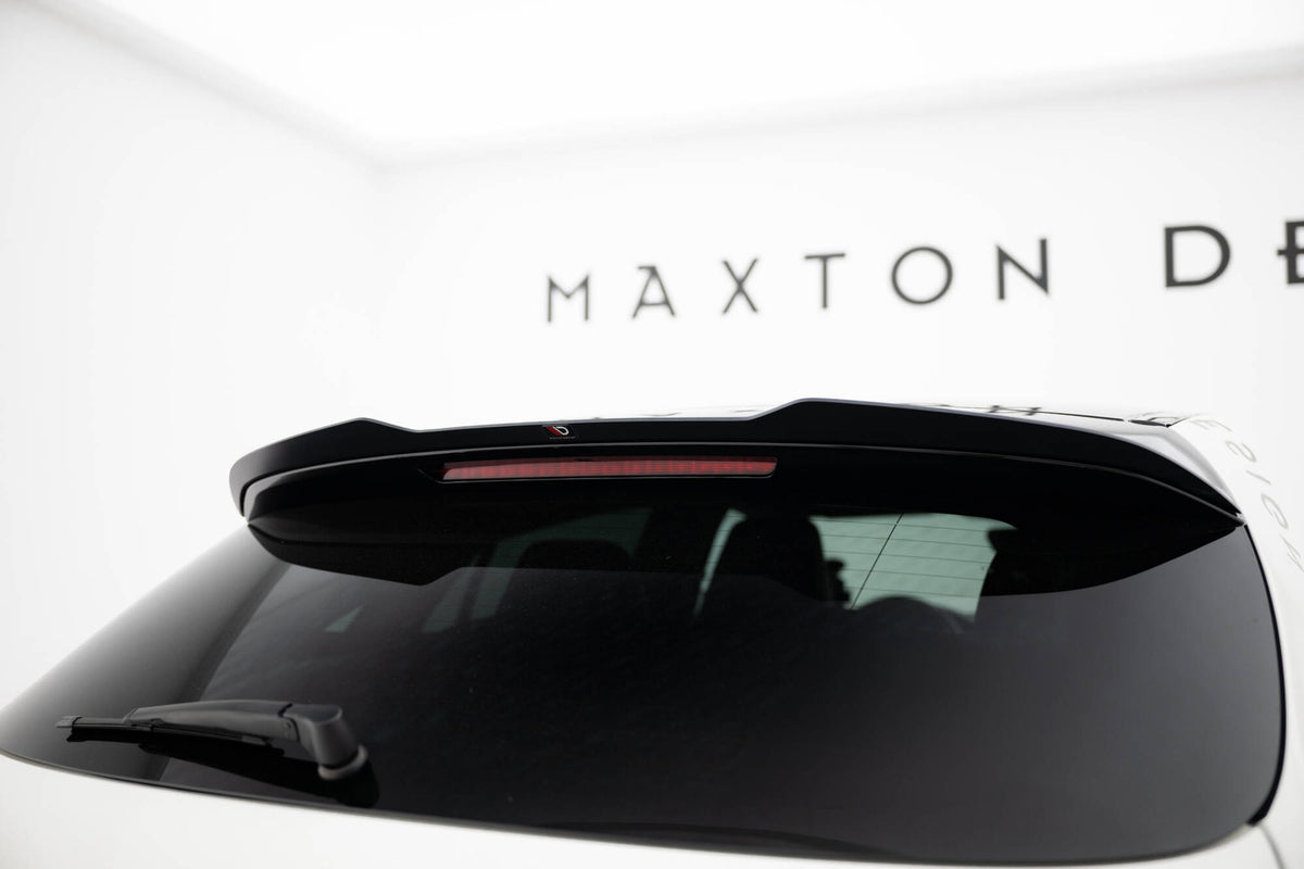 Spoiler cap til Mercedes CLA Shooting Brake X117 sett ovenfra i strukturert svart