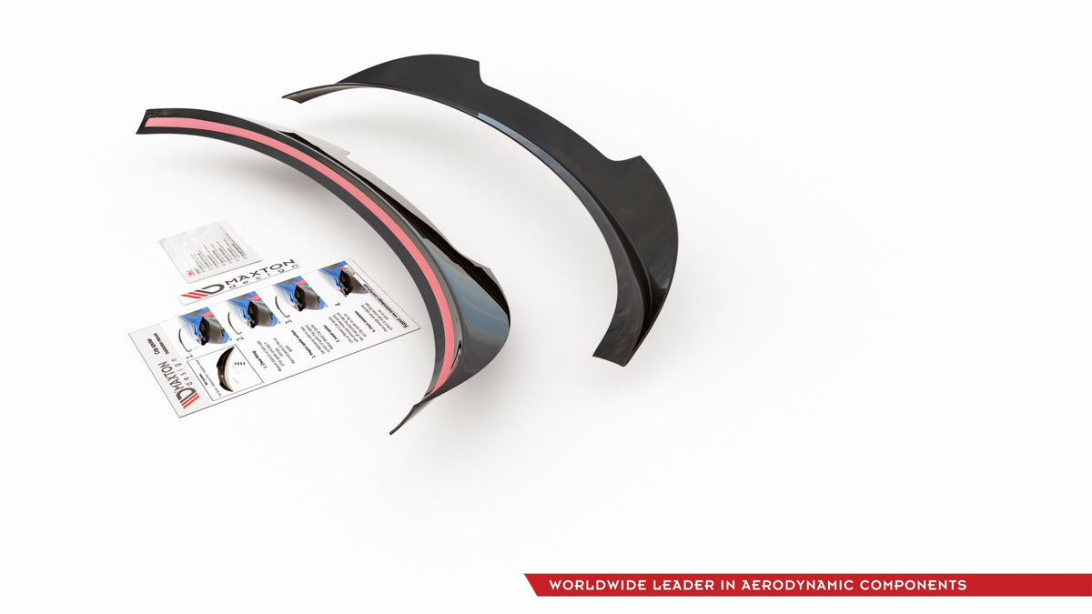 Spoiler cap til Mini Countryman R60 JCW med avfettingsklut og monteringsutstyr