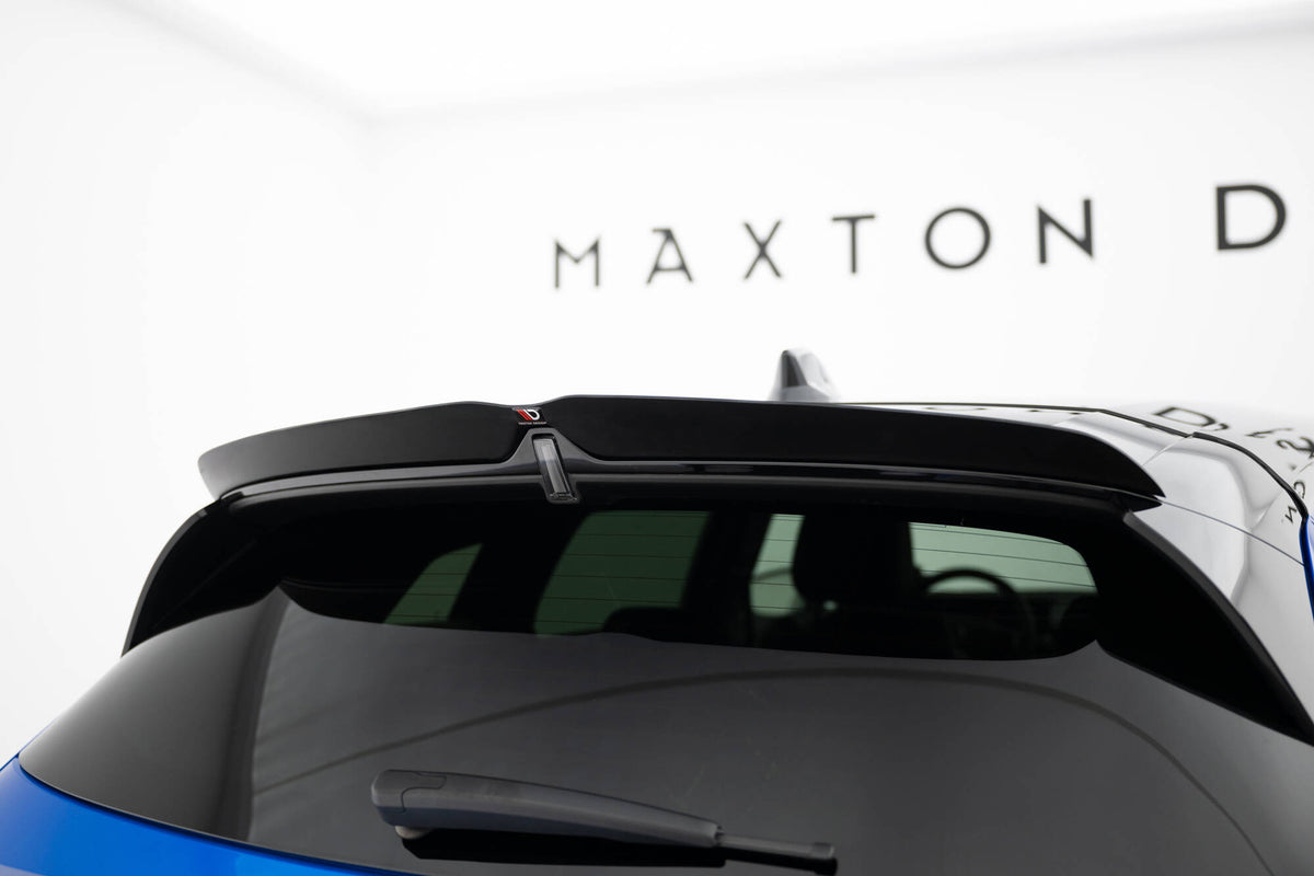 Spoiler cap til Opel Astra Sports Tourer L i blank svart sett ovenfra