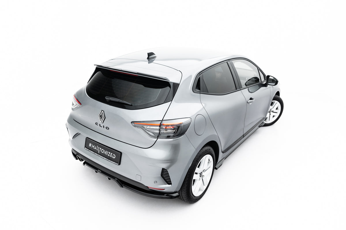 Spoiler Cap i blank sort ABS til Renault Clio Mk5 Facelift