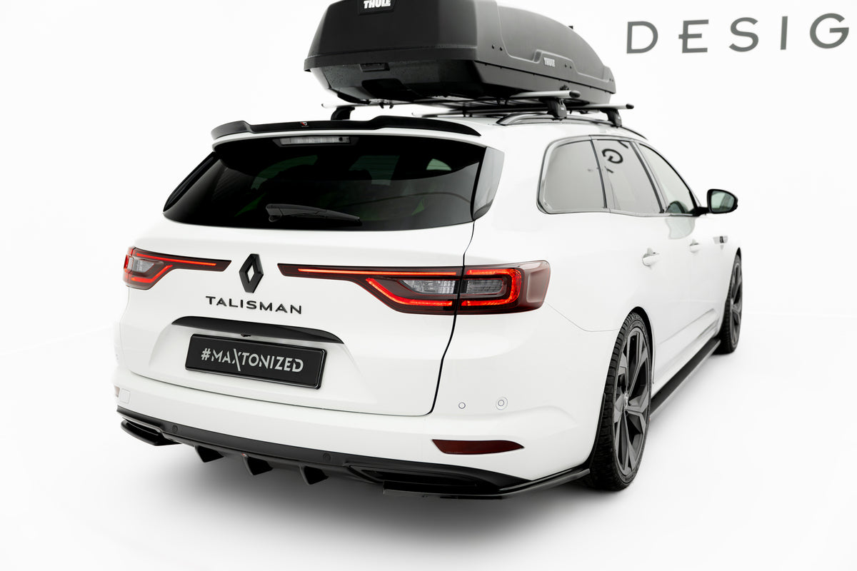 Maxton Design spoiler cap for Talisman Grandtour i strukturert svart, nærbilde