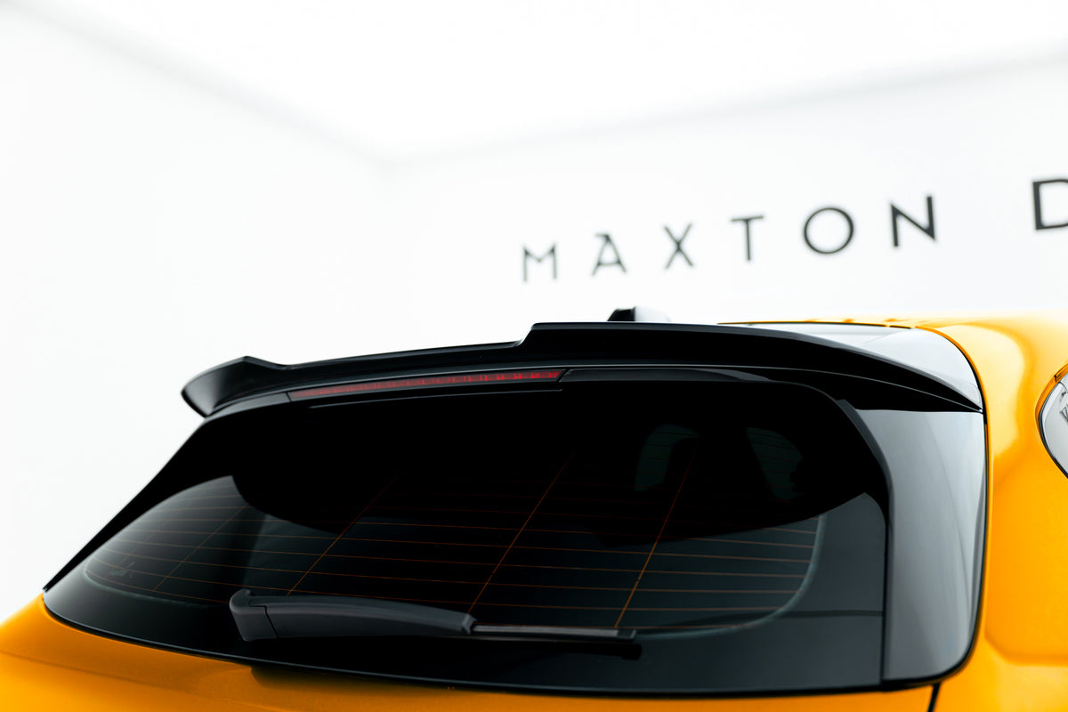 Spoiler Cap V.2 i blank sort ABS-plast til BMW 1-serie M-Pack F70