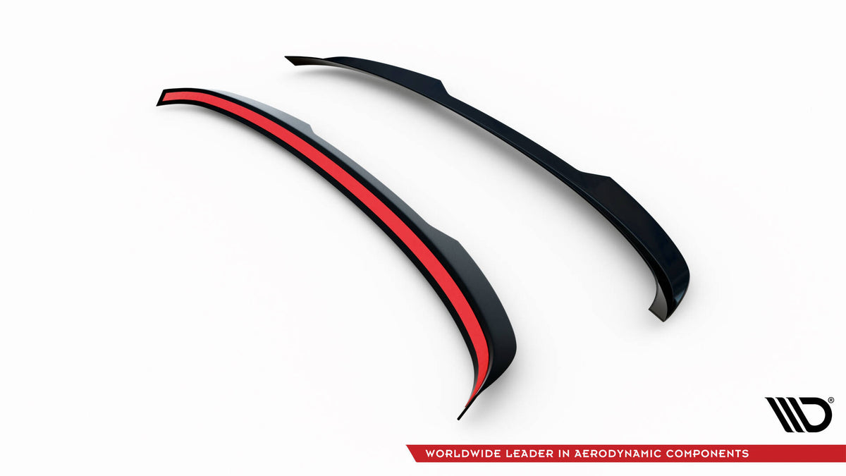 Spoiler BMW 5 Touring G31 baksidevisning med monteringsdetaljer