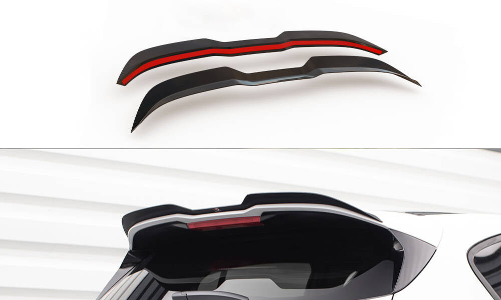 Spoiler cap V.2 til Ford Focus ST MK4 Hatchback sett bakfra