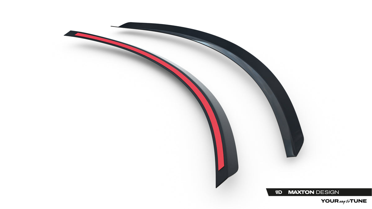 Blank sort spoiler cap som fremhever hekken på Tesla Model S Mk1