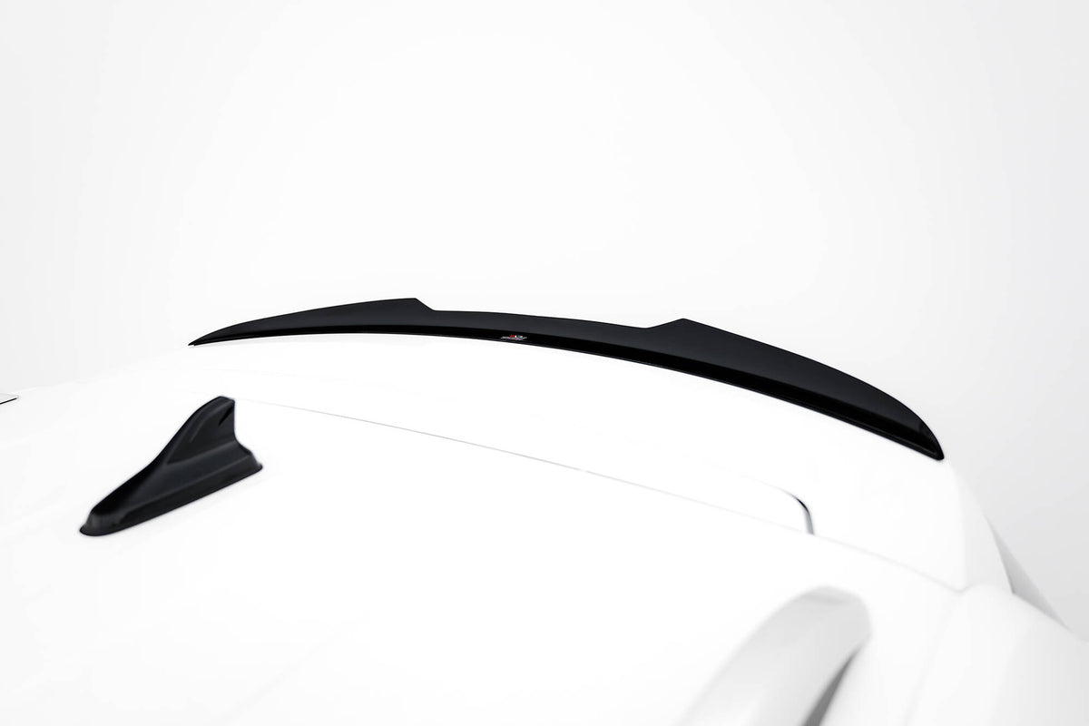 Nærbilde av spoiler cap i svart ABS-plast til VW Atlas R-Line Facelift 2