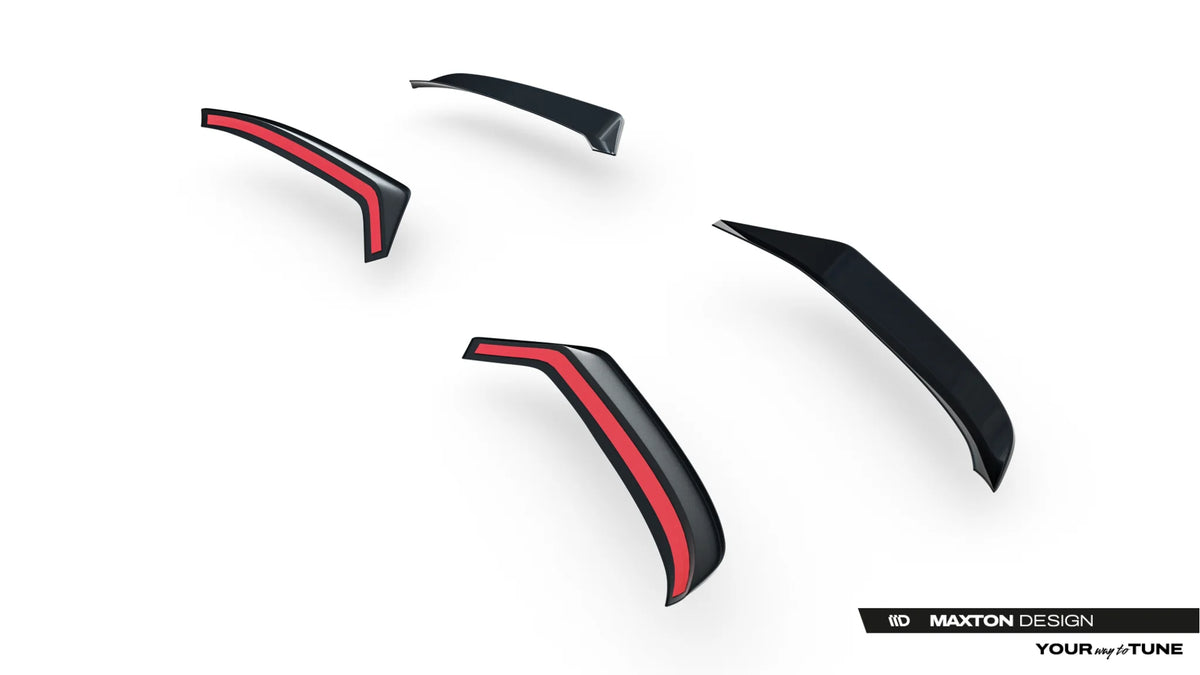 Spoiler Cap med 3M-tape og avfettingsklut for Transit Custom Mk2