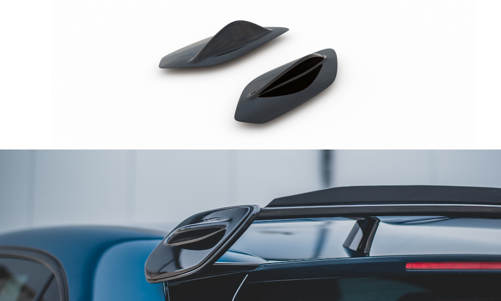 Spoiler sideutvidelser til Mercedes A35 AMG W177 sett bakfra