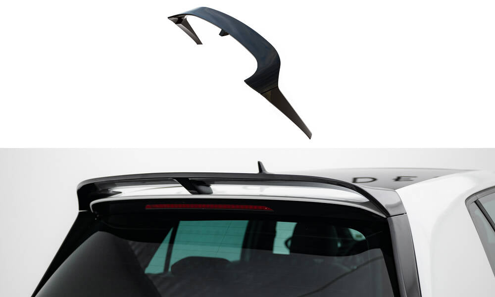 Takspoiler fra Maxton Design for VW Golf MK7 hatchback, vist ovenfra