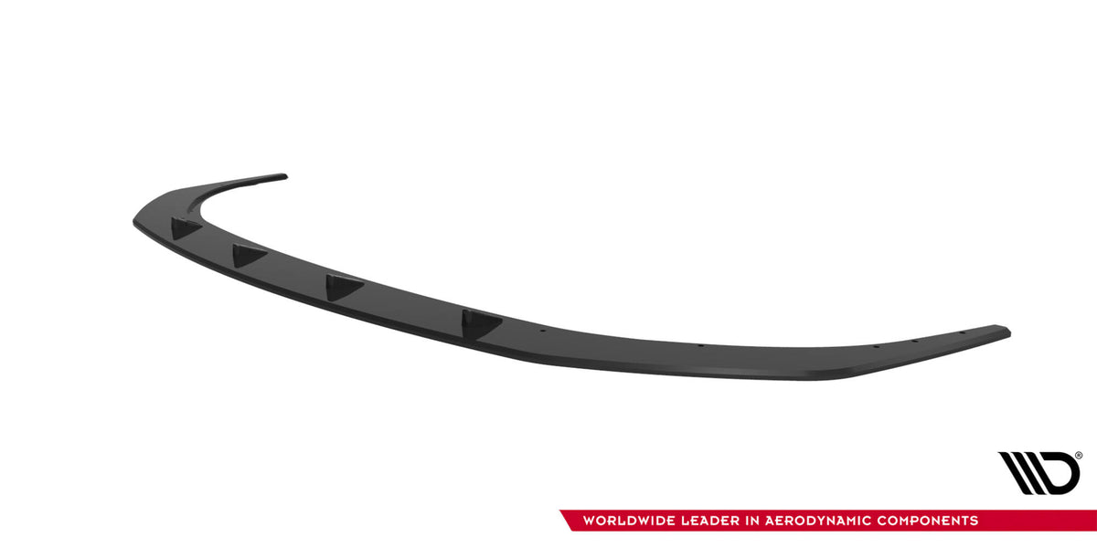 Frontsplitter BMW M135i F70 sett forfra med monteringskit
