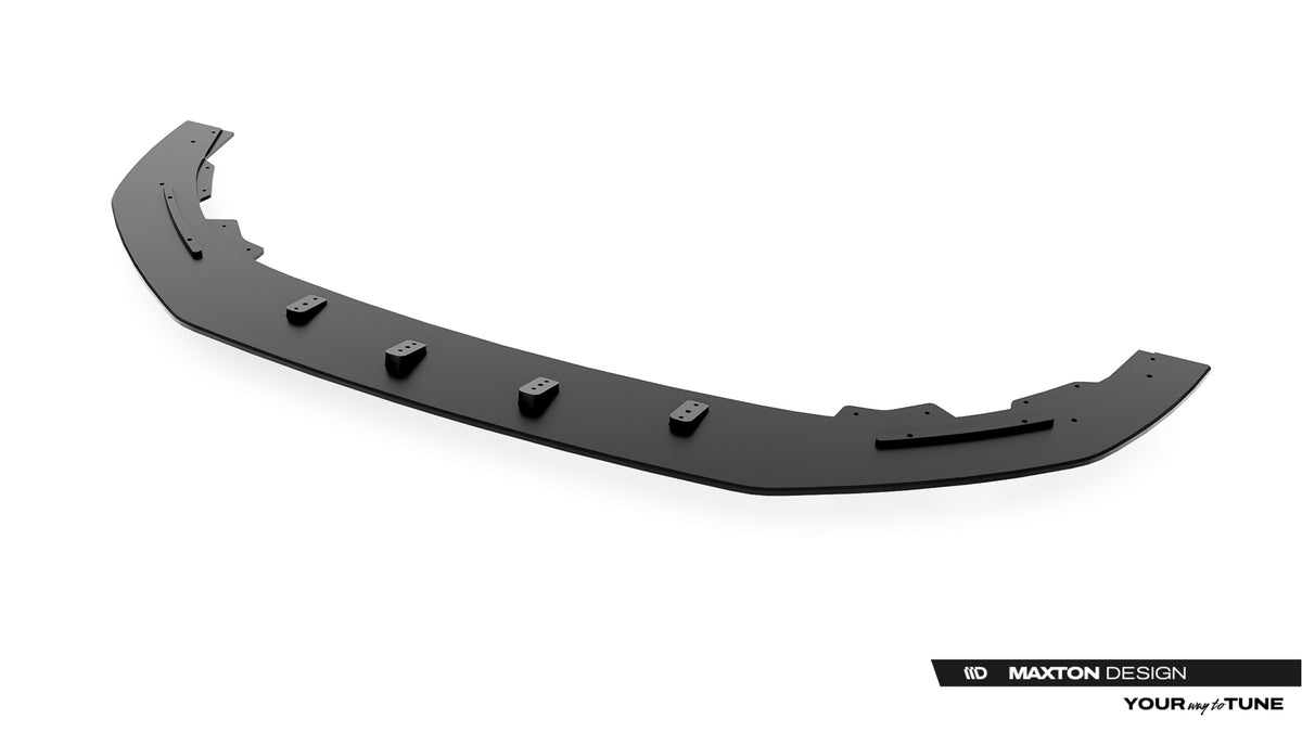 Matt sort frontsplitter til Cupra Leon med UV-beskyttende belegg