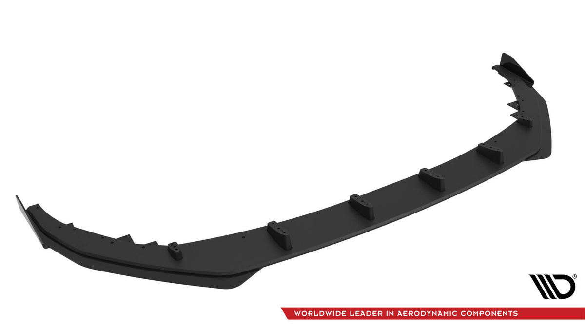 Detalj av flaps på Street Pro frontsplitter for Audi A3 S-Line 8Y