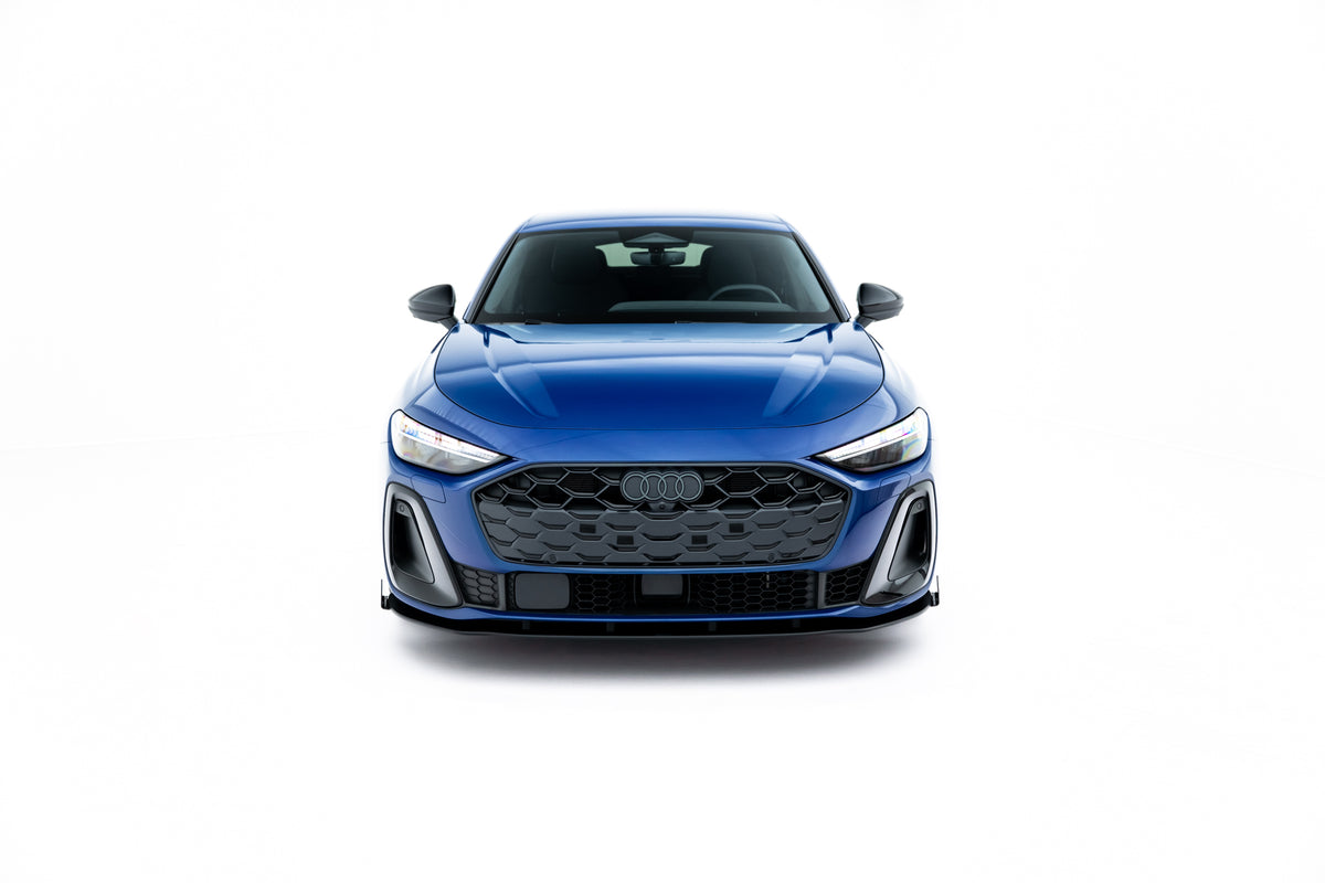 Sidevisning av Maxton Street Pro frontsplitter til Audi A5 S-Line B10
