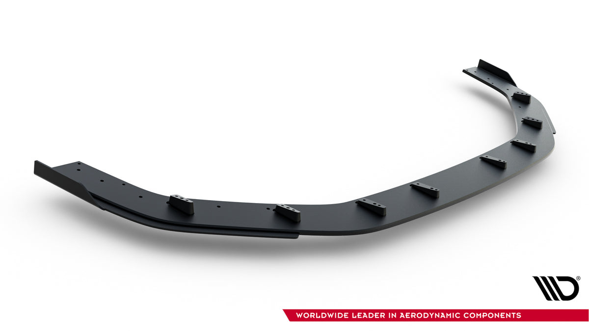 Frontsplitter med rød kjerne til Audi RS3 Sportback 8Y Facelift