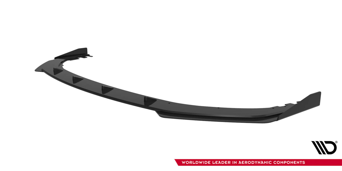 Detalj av flaps på Street Pro frontsplitter til BMW M135i F70