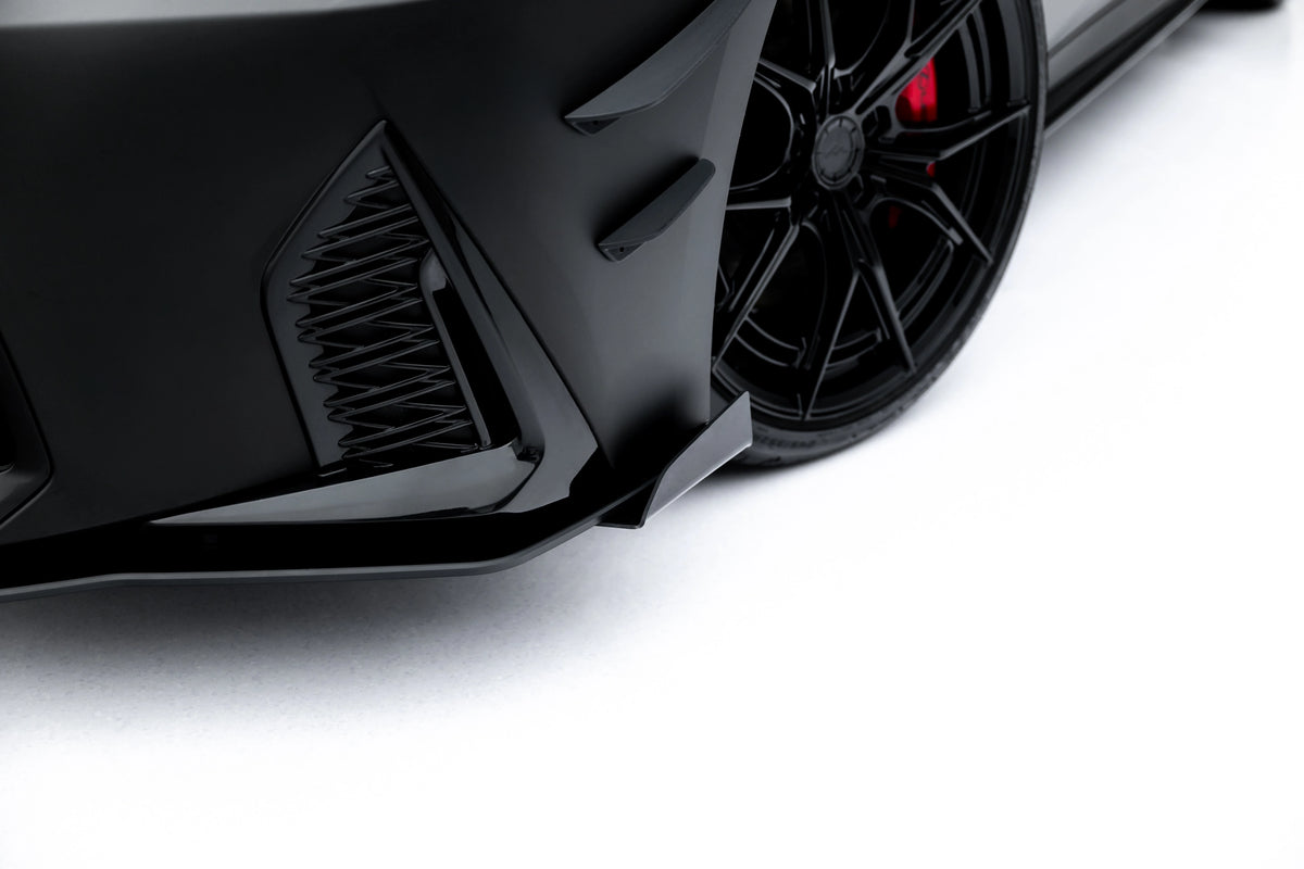 Undersiden av frontsplitter til Lexus IS 500 Mk3 Facelift 2