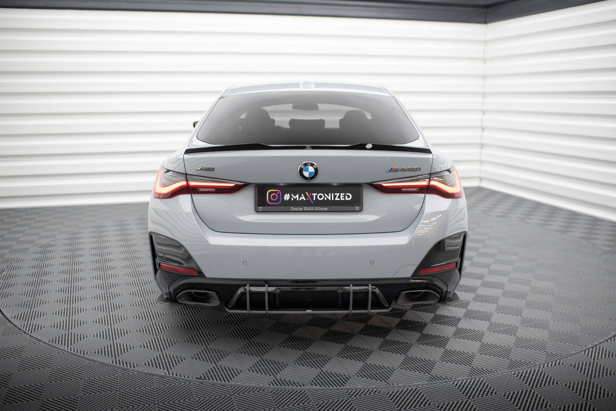Diffuser til BMW M440i Gran Coupe G26 sett fra undersiden