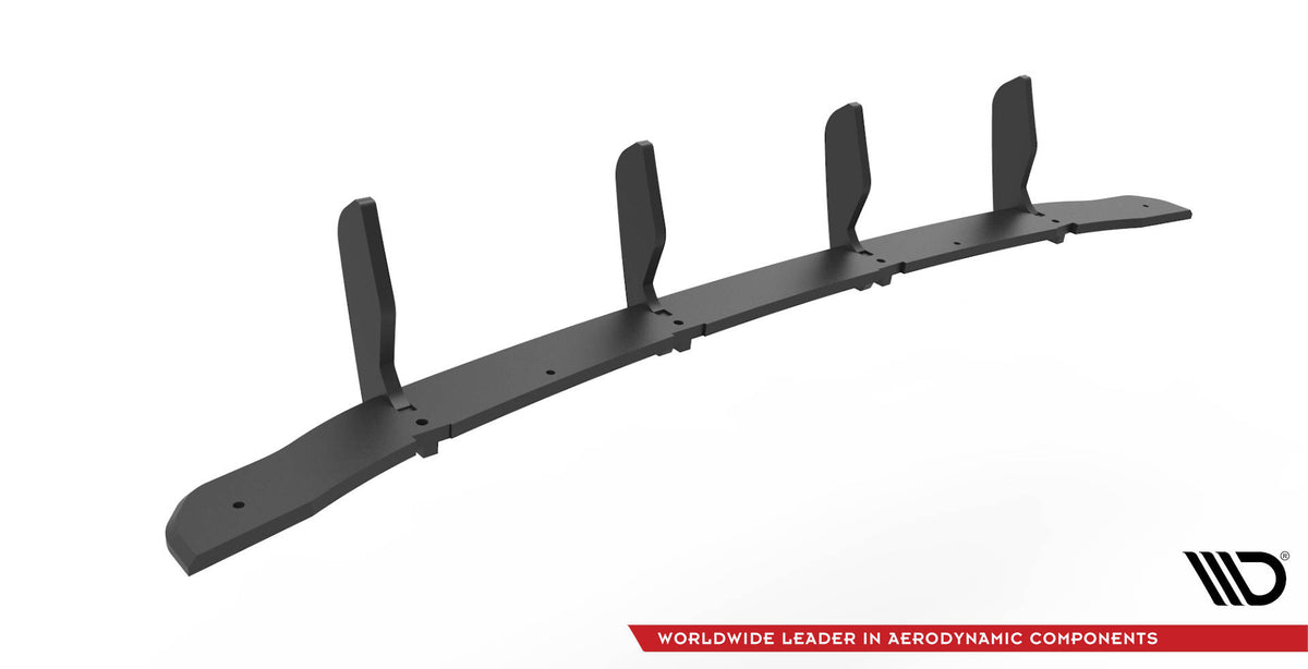 Diffuser BMW 5 Sedan G30 baksidevisning med monteringsdetaljer