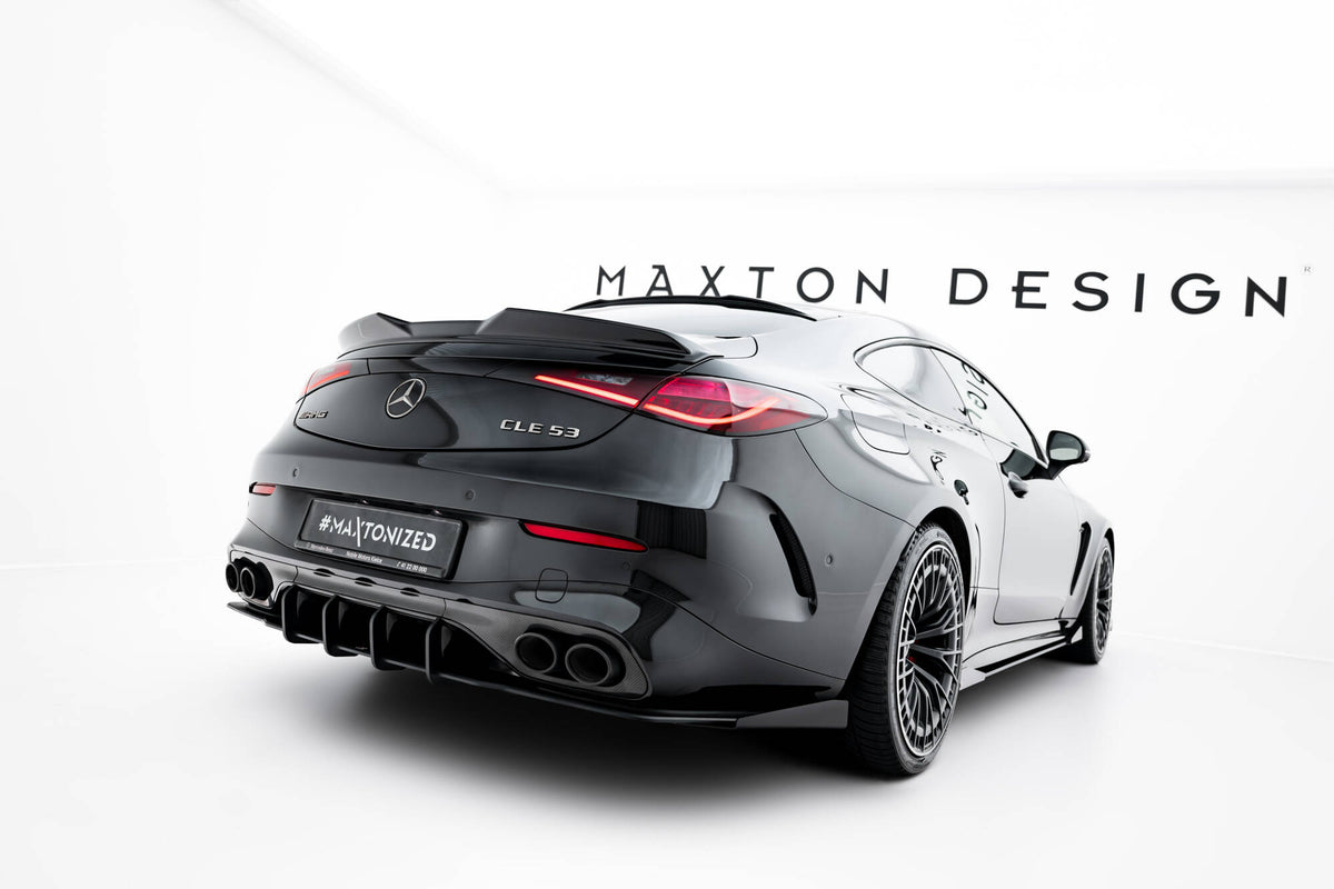 Street Pro bakdiffuser med flaps til Mercedes CLE 53 C236 sett ovenfra
