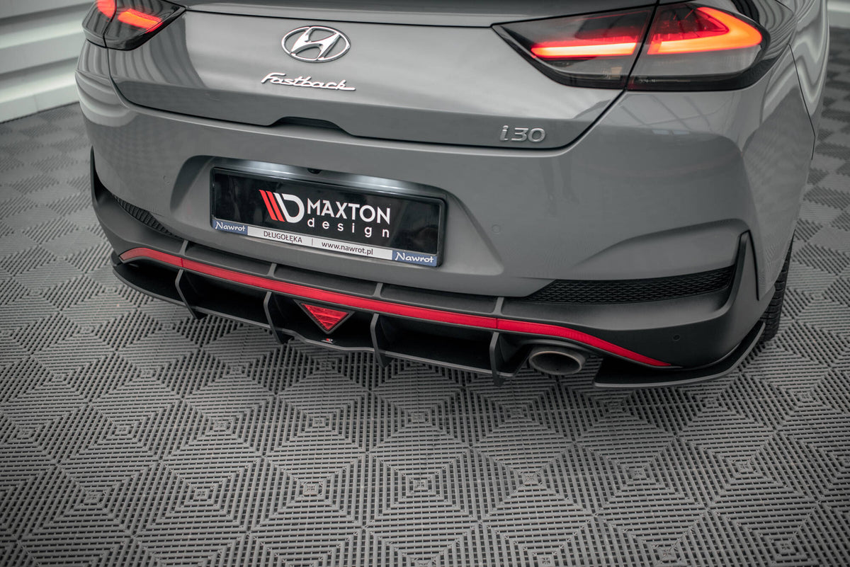 Street Pro bakdiffusor for Hyundai i30 Fastback N-Line, sett bakfra