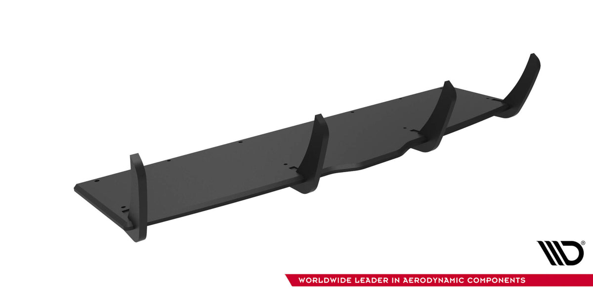 Maxton Design Street Pro diffuser til i30 N Fastback sett ovenfra med monteringssett