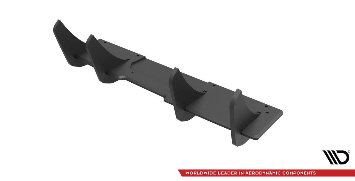 Street Pro diffuser for 370Z Nismo Facelift fotografert fra undersiden