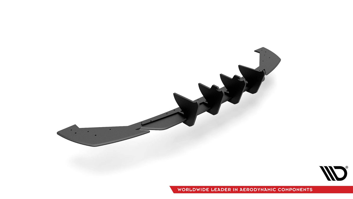 Nærbilde av Street Pro diffuser med matt svart finish for Seat Leon FR