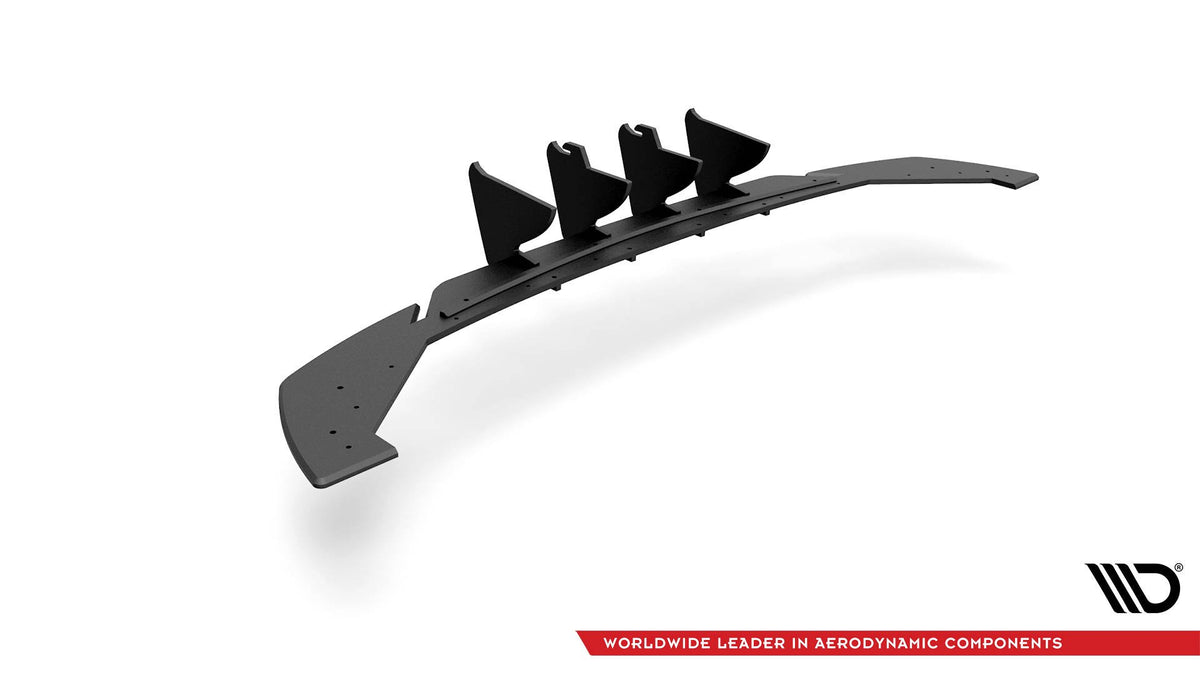 Bakdiffusor i 10 mm ABS-plast til Seat Leon FR Mk4 fra skrå vinkel