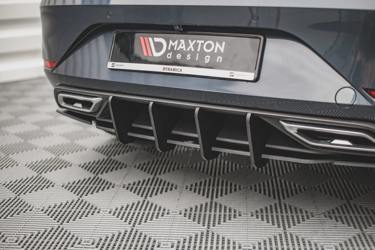 Street Pro diffuser bak til Seat Leon FR Mk4 i mattsvart ABS-plast