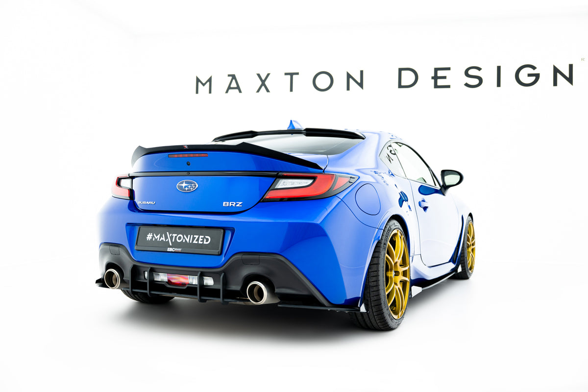 Street Pro bakre diffuser i matt ABS for Subaru BRZ Mk2, sett bakfra