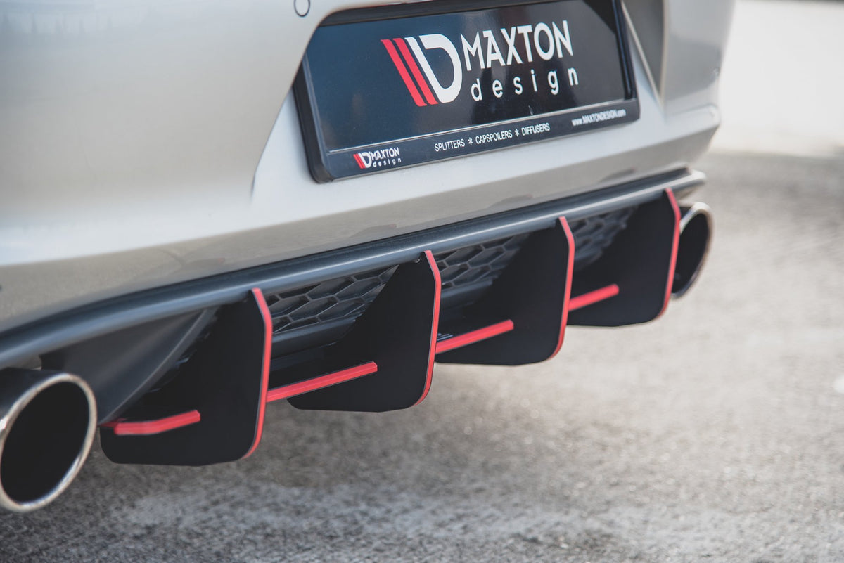 Street Pro Bakre Diffuser V.1 VW Golf 7 GTI (2013–2016) - VWGO7GTICNC-RS1B