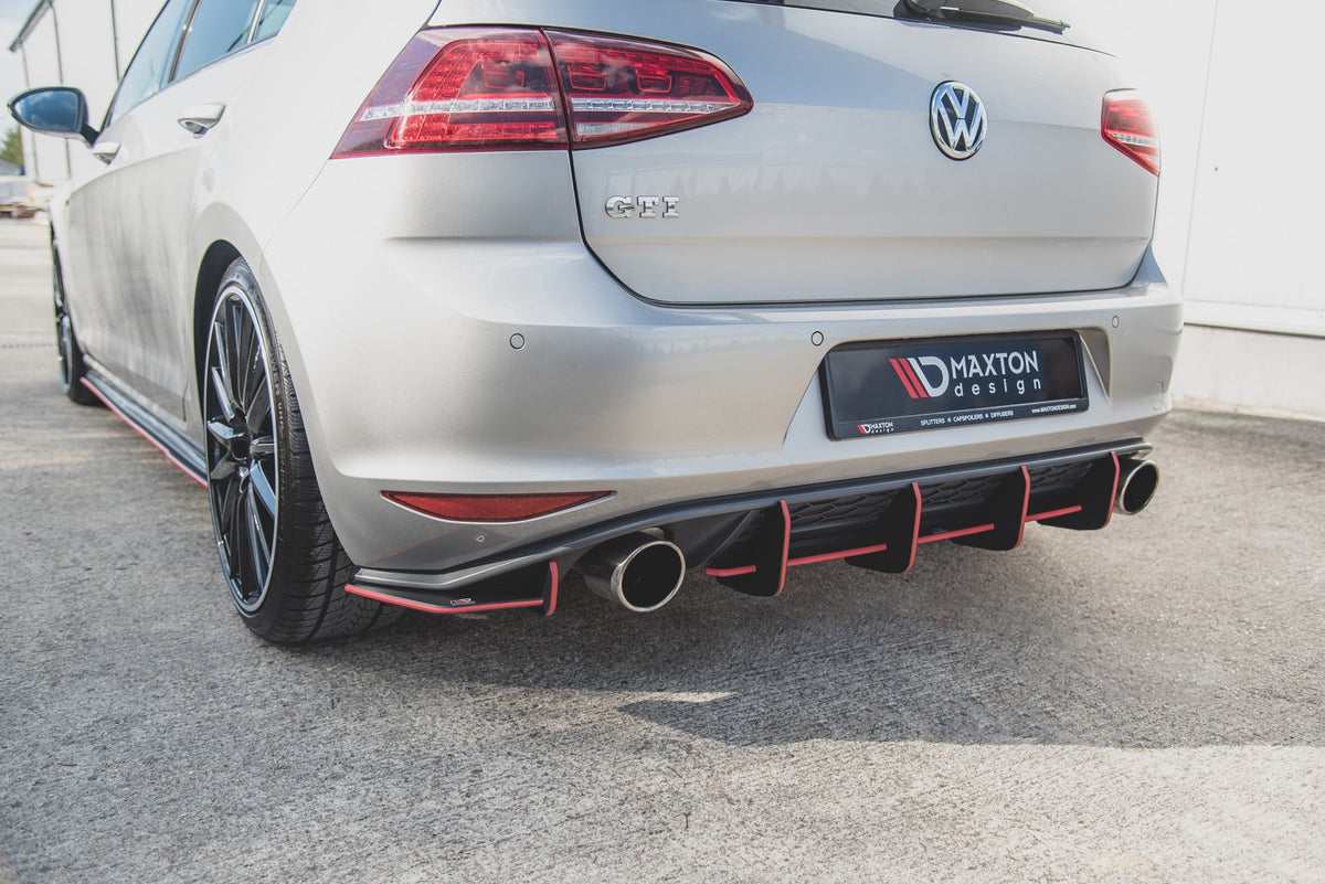 Street Pro Bakre Diffuser V.1 VW Golf 7 GTI (2013–2016) - VWGO7GTICNC-RS1B
