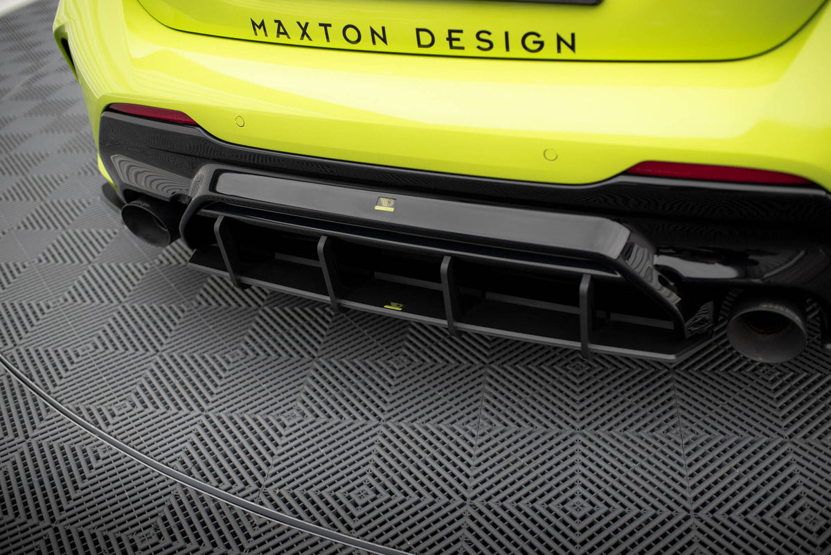 M-Maxton diffuser BMW 1 F40 M-Pakke V.2 – frontvisning ulakkert