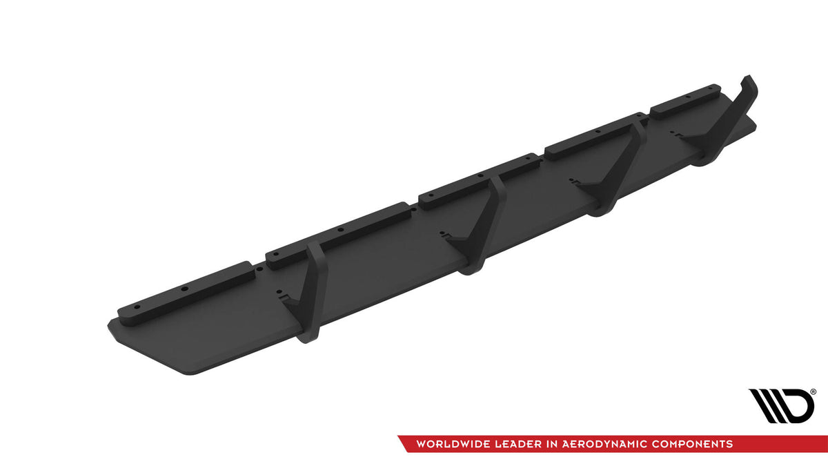 Bakdiffuser V.2 i ABS-plast til BMW 1 F40 M-Pakke og M135i – sett forfra