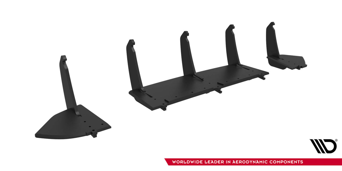Ford Focus RS MK3 diffuser med medfølgende monteringssett, produktbilde
