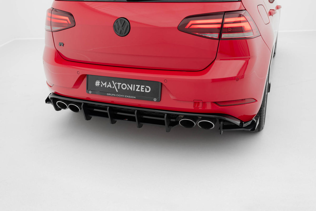 Street Pro diffuser bak i ABS-plast til Volkswagen Golf R Mk7 Facelift