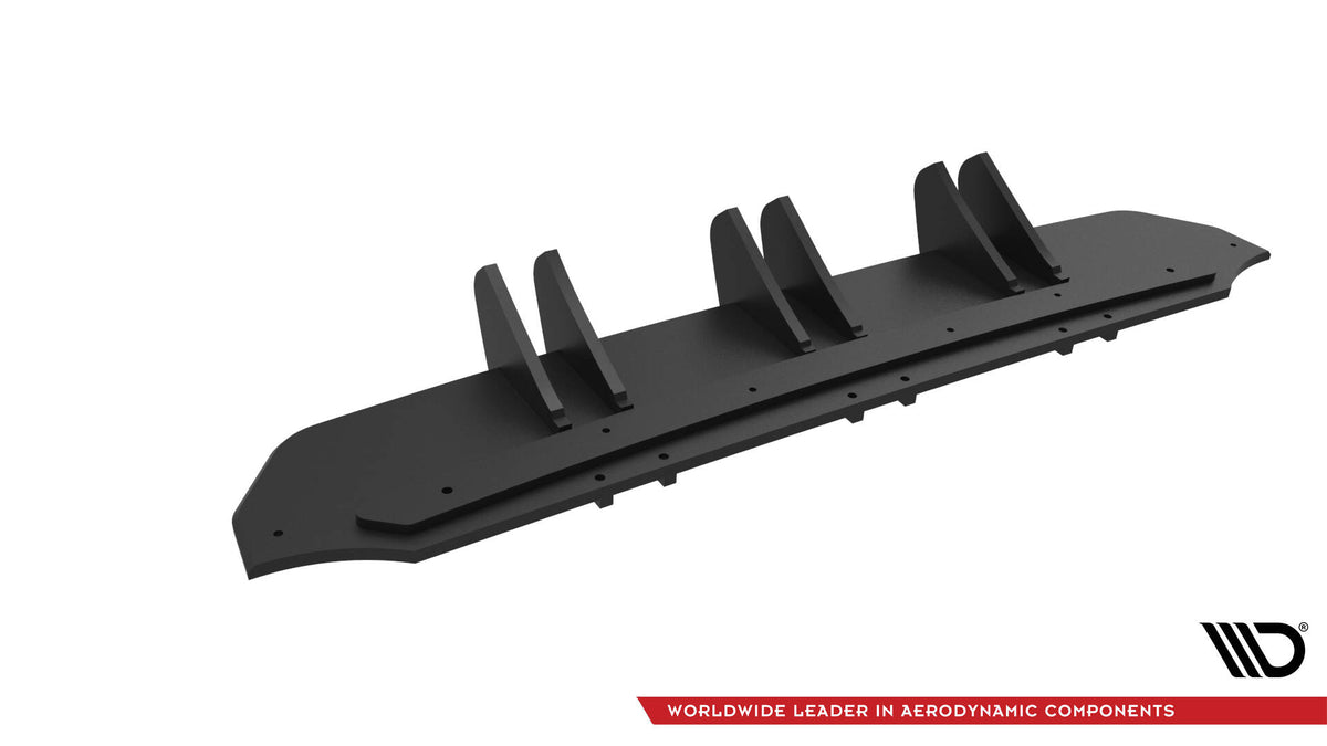 Street Pro diffuser for VW Jetta GLI Mk7 sett ovenfra på flat bakgrunn