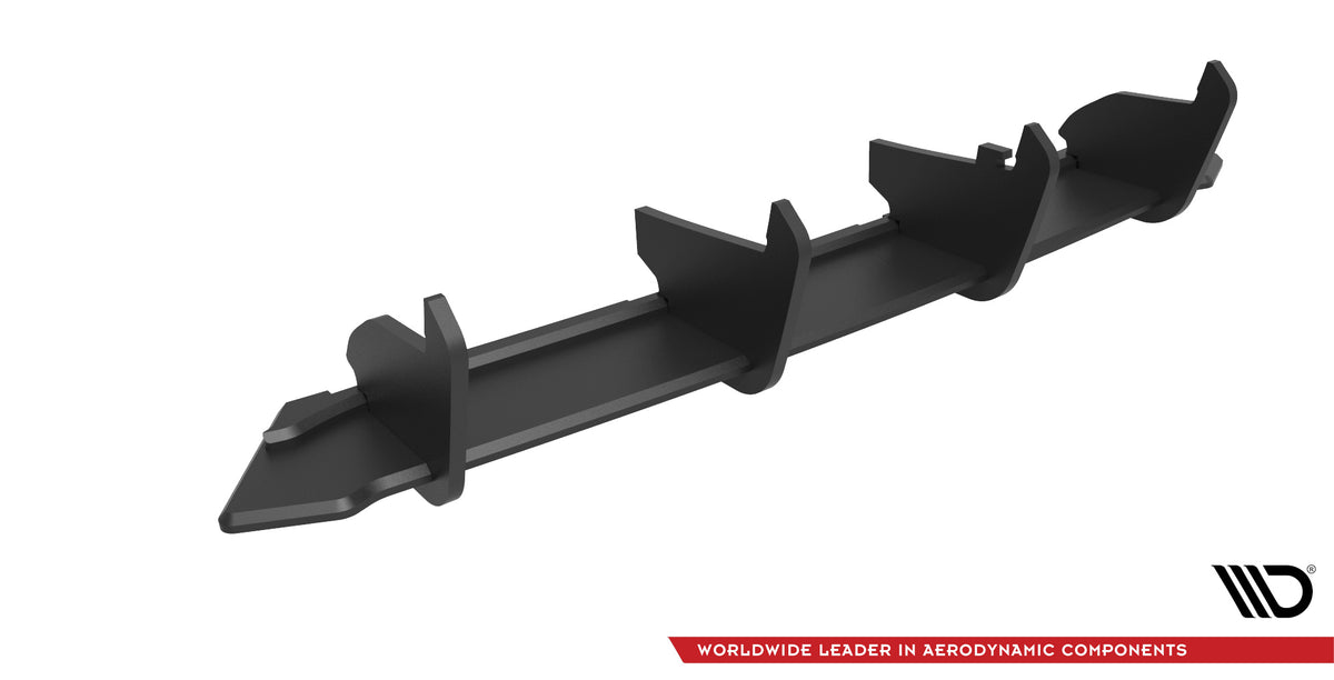 Diffuser i ABS-plast for Volkswagen Passat B8 Facelift sett ovenfra