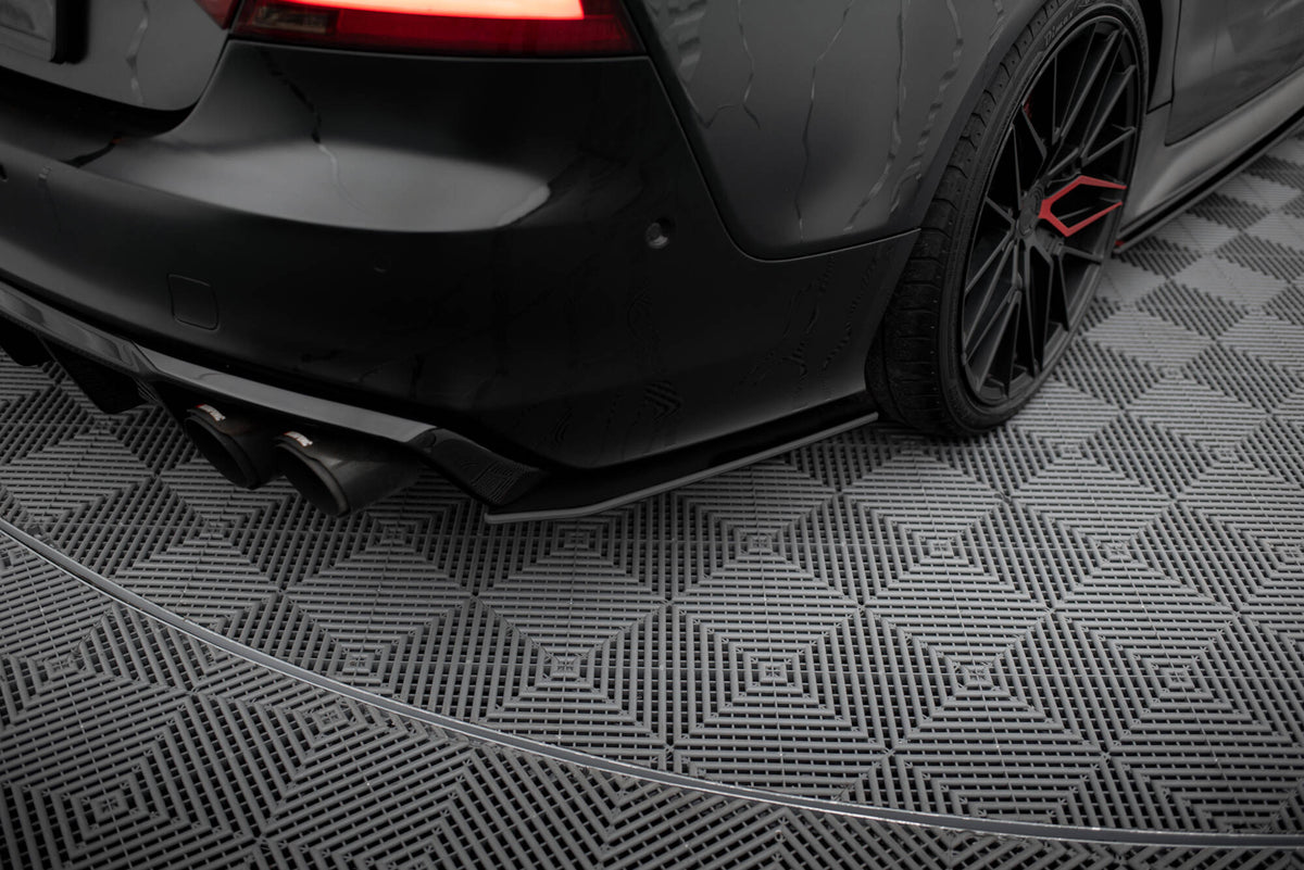 Street Pro bakre sidesplittere for Audi A7 S-Line C7 sett ovenfra
