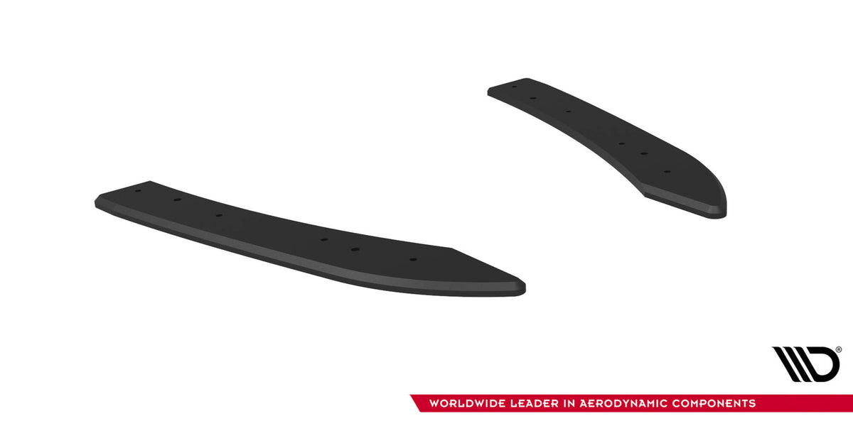 Monteringssett og bakre sidesplittere for Audi RS5 Sportback F5 i komplett pakke
