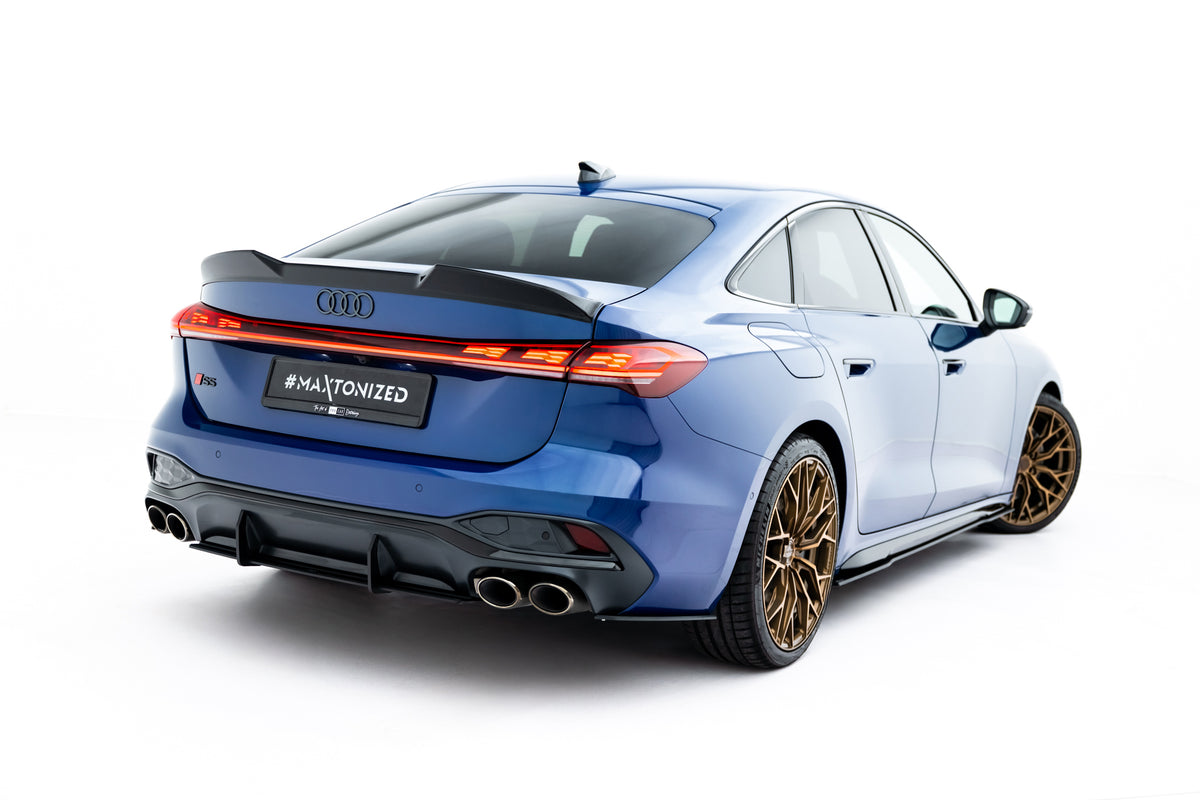 Street Pro Sidesplittere Bak i matt sort ABS montert på Audi S5 Sedan B10