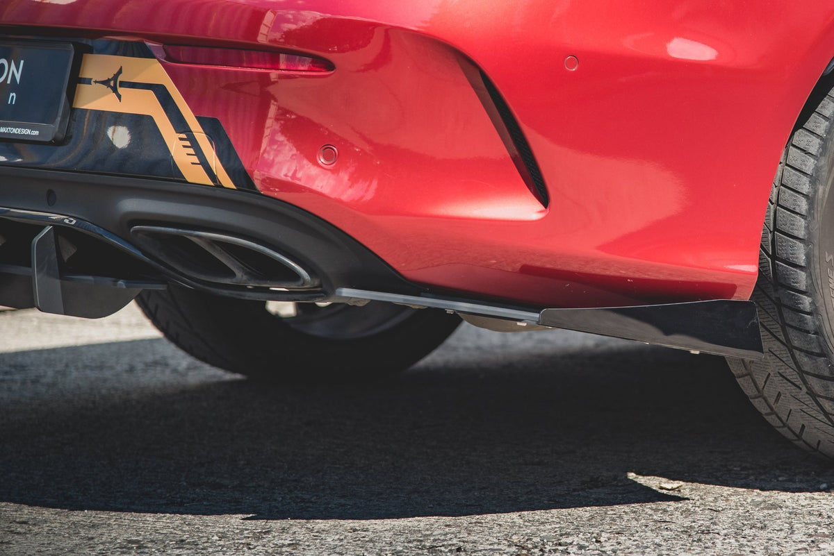 Street Pro bakre sidesplittere til Mercedes C43 AMG Coupe C205 sett ovenfra