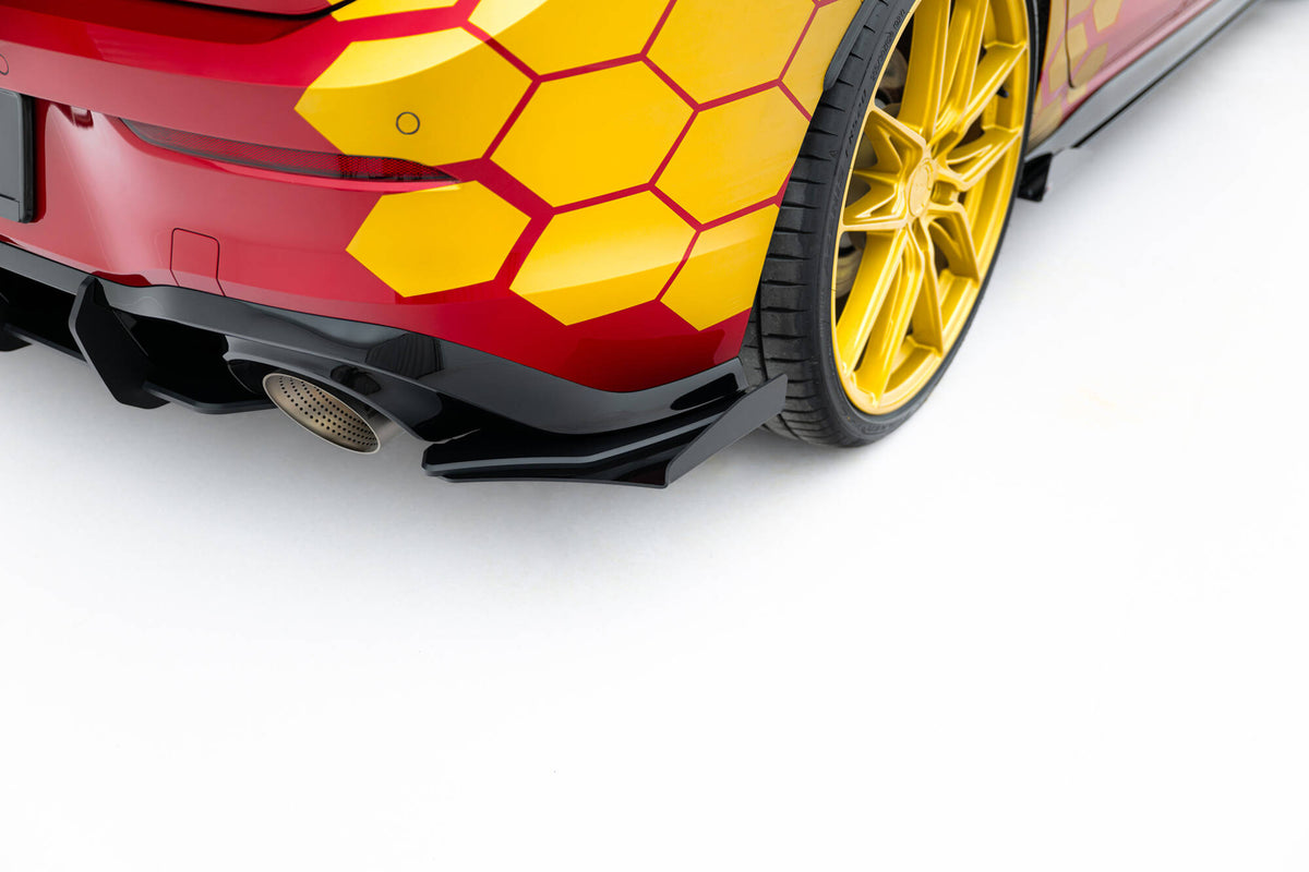 Street Pro sidesplittere bak i matt svart ABS til Volkswagen Golf GTI Clubsport Mk8 Facelift