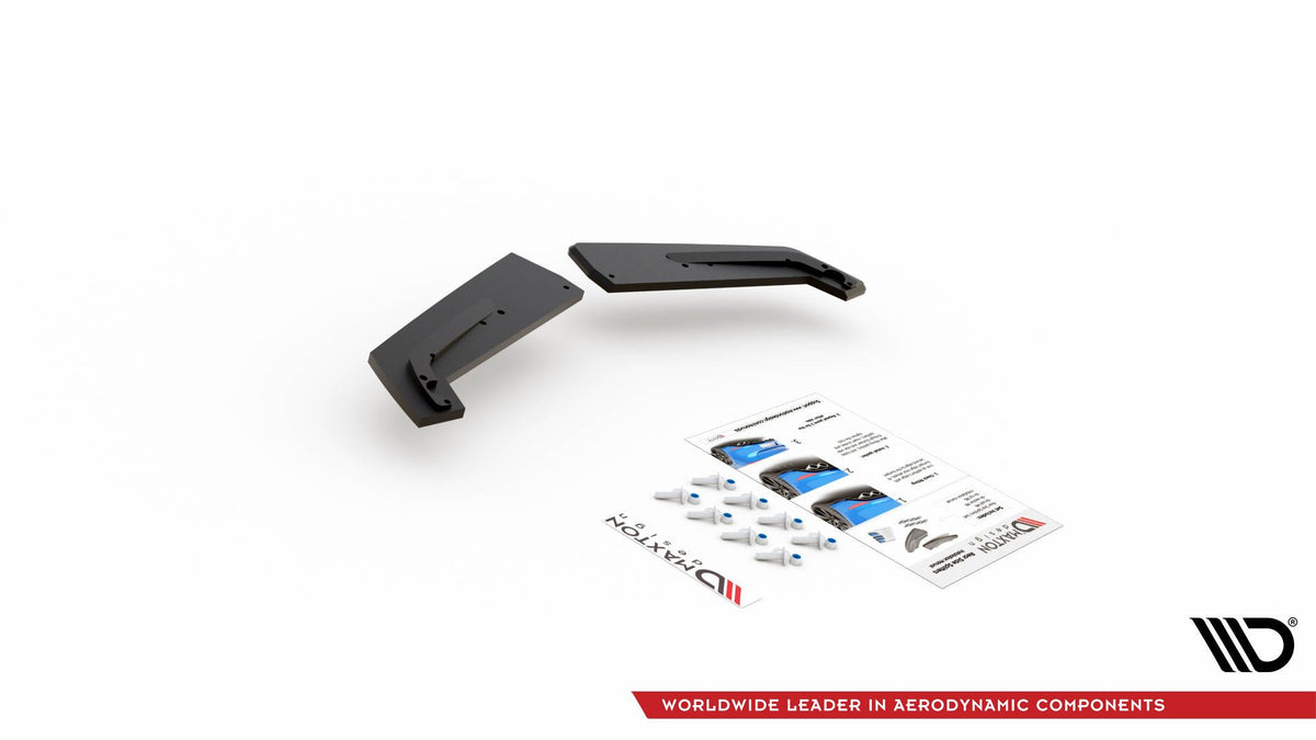 Sideflaps Bak Toyota Gr Yaris MK4 RS – detalj av profil