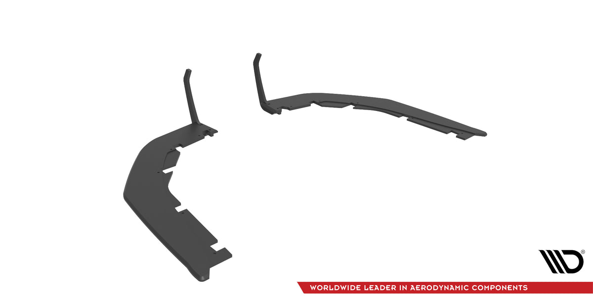Sideflaps bak BMW M3 G80 Street Pro med beskyttelsesfolie og monteringsutstyr