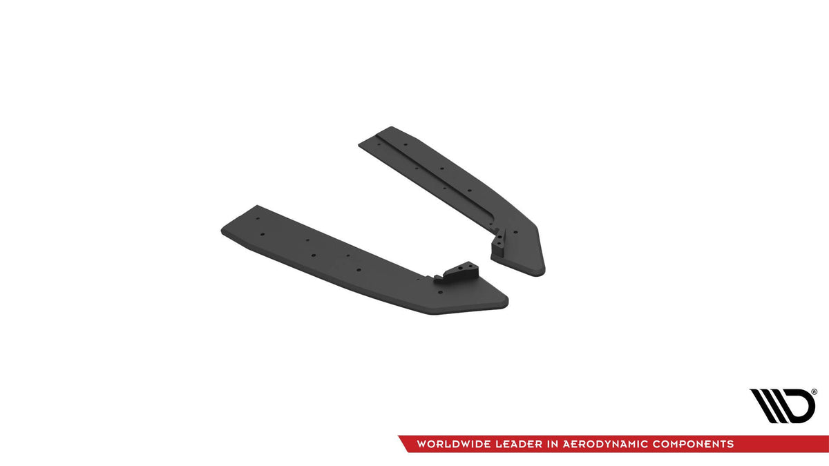 Venstre og høyre bakre sideflap for Ford Mustang GT MK6 Facelift med monteringssett