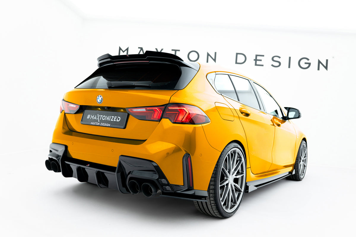 Sidesplittere Bak Street Pro V.2 til BMW 1 M-Pack F70 i matt sort ABS-plast