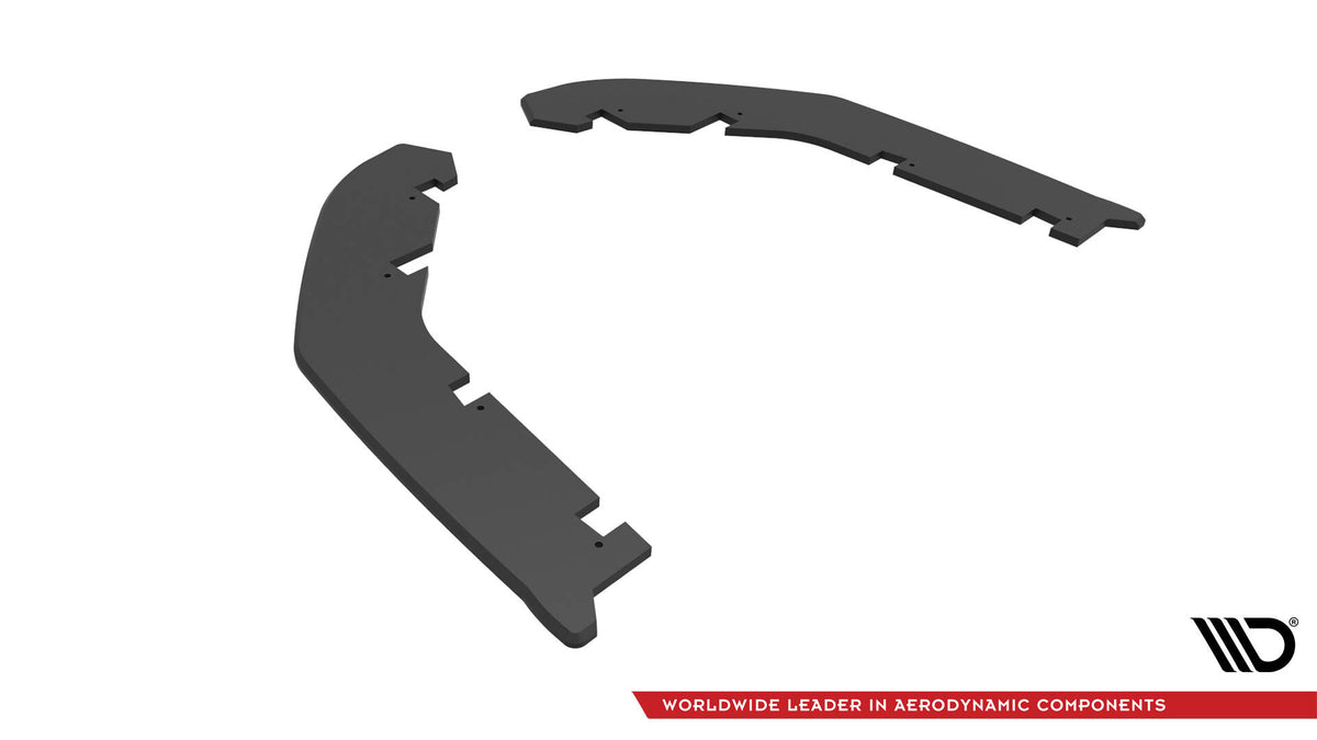 Monteringssett og sideflaps for BMW M3 G80 Street Pro, flatlagt visning